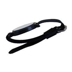 Pulsera RFID 125 Khz transponder. Color negro con esfera blanca