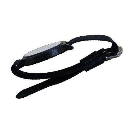 Pulsera RFID 125 Khz transponder. Color negro con esfera blanca