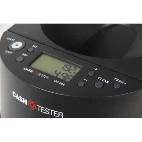 Contador de monedas Cash Tester CC604. 500 monedas por minuto