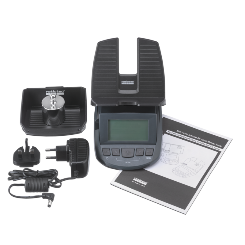 Ratiotec balanza contadora de efectivo RS 2000