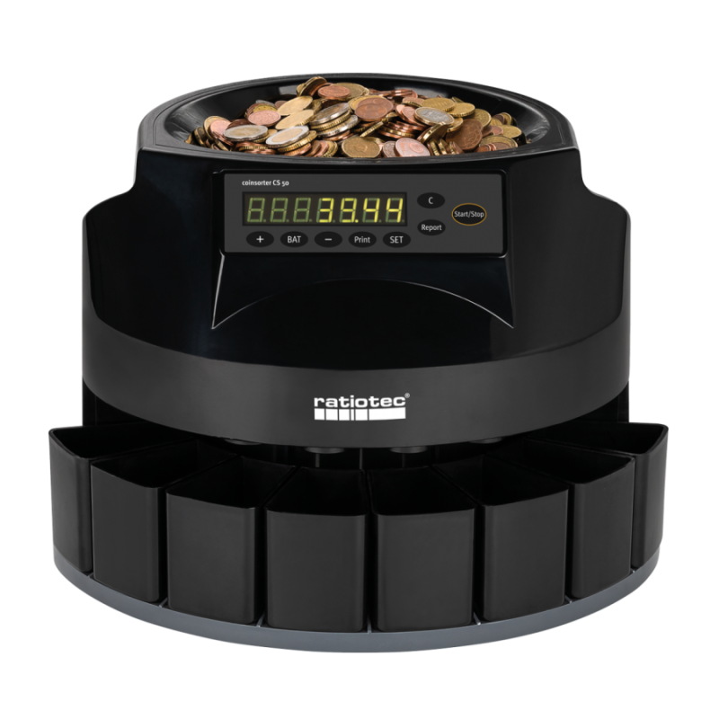 Ratiotec contadora de monedas CS 50