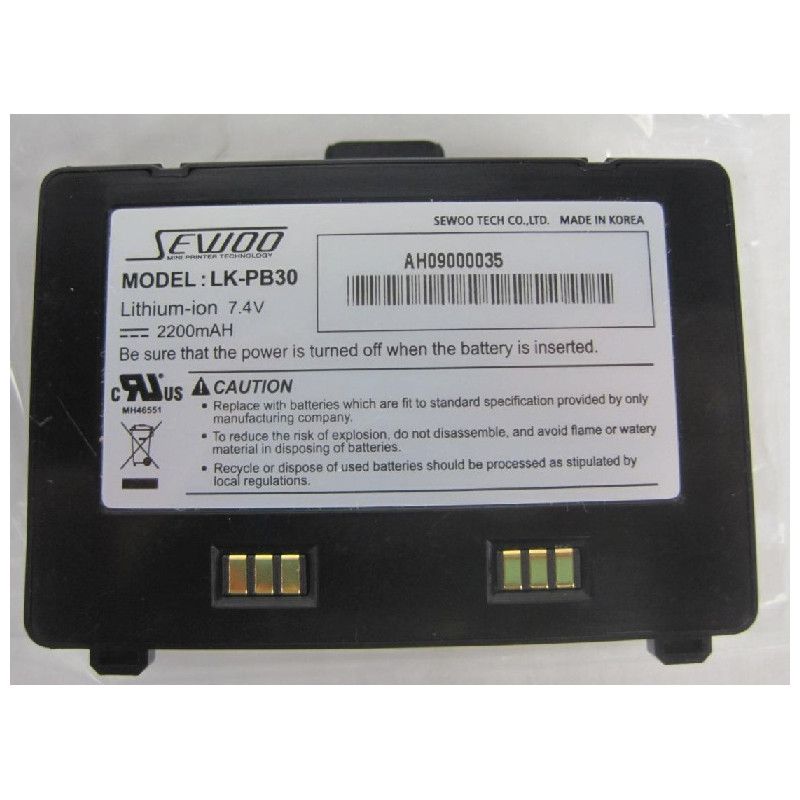 Batería original para Sewoo LK-P30 2200mAh 7,4V