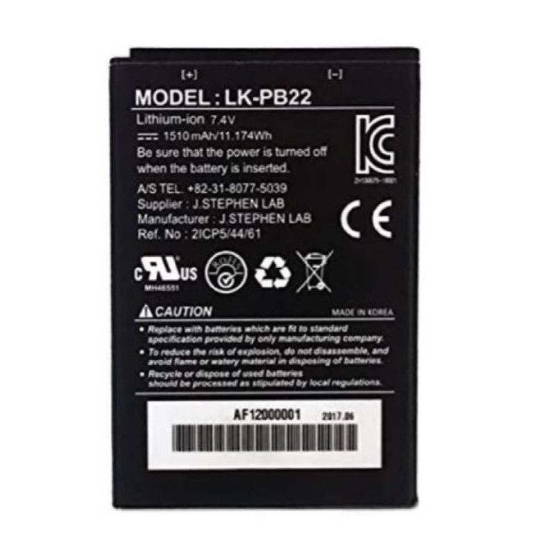 Batería original para impresora Sewoo LK-P22 y LK-P24