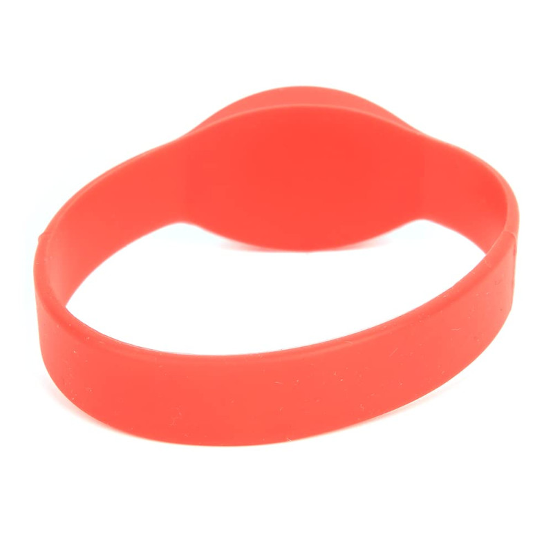 Pulsera RFID silicona 125 kHz 65 mm. color rojo