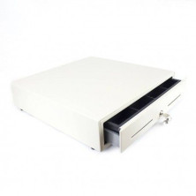 Cajón portamonedas apertura manual botón HS-410P blanco