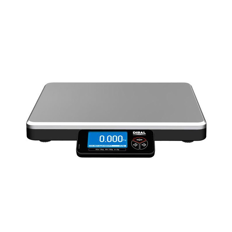 Balanza Dibal DPOS-400 Plana 1 Visor 15 kg USB RS232 TPV