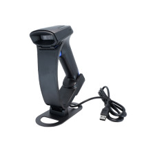 Lector de Códigos de Barras 2D SUNLUX RW20C Inalámbrico 2.4G Bluetooth con Base