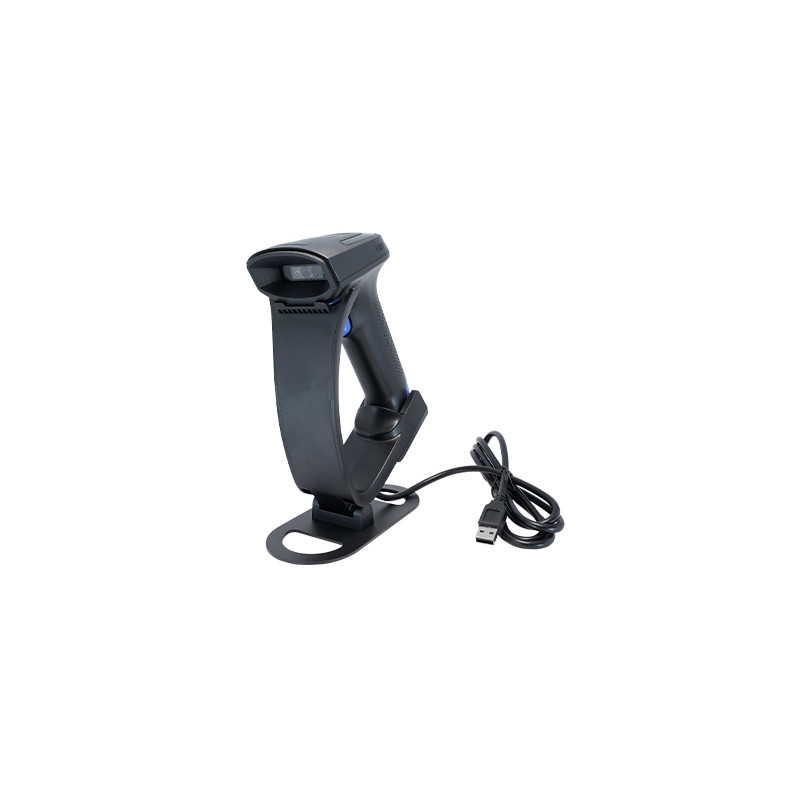 Lector de Códigos de Barras 2D SUNLUX RW20C Inalámbrico 2.4G Bluetooth con Base