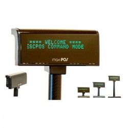 VISOR MAXPOS VFD 2*20 USB BLACK