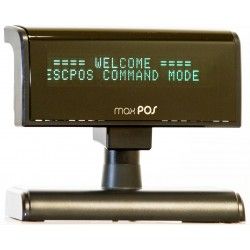 VISOR MAXPOS VFD 2*20 USB BLACK